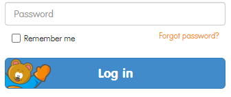 Forgot Password link on the Phonics Hero login page
