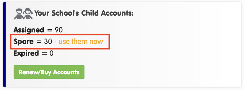 schools child accounts