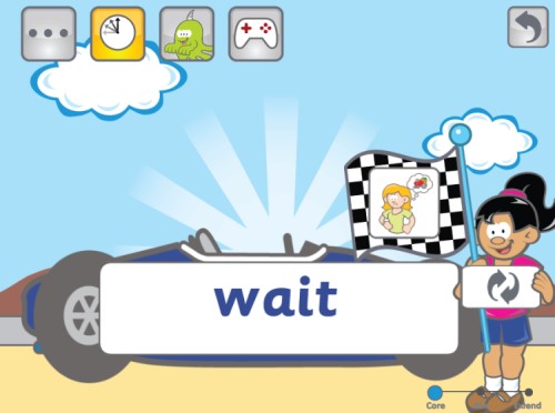 speed reading words in the Phonics Lessons