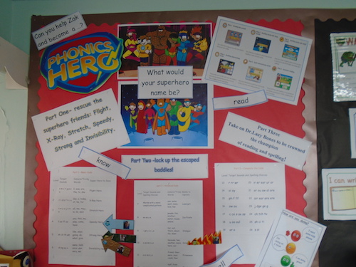 school board of phonics hero