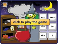 step 4- reading tricky words with Phonics Hero