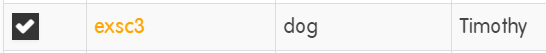 checkbox next to students name