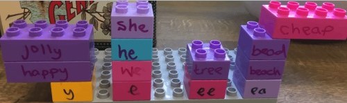 Lego game for phonics catch-up intervention