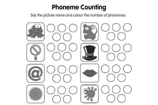 A preview image of the phonemic awareness worksheet
