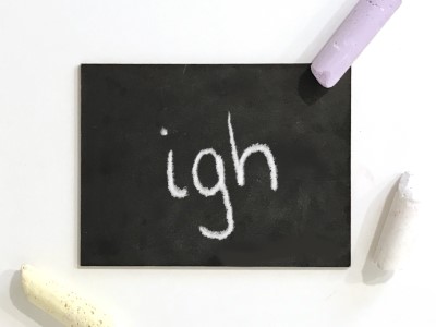 Trigraph on chalkboard - Phonics Definition