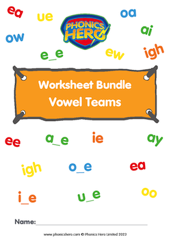Vowel Teams Worksheet Pack